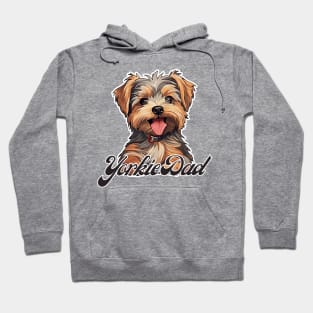 Yorkie Dad T-Shirt - Dog Lover Gift, Pet Parent Apparel Hoodie